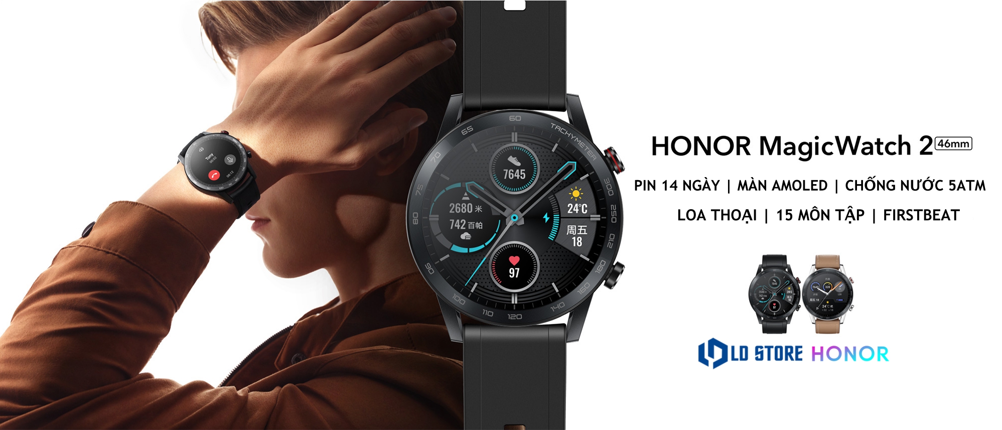 Đồng hồ thông minh Huawei Honor Magic Watch 2 – Phiên bản 46MM
